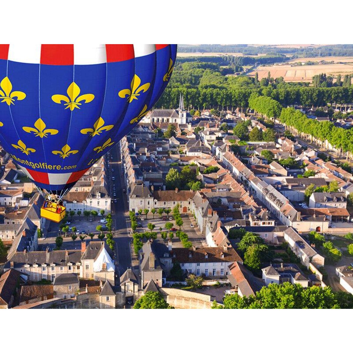 Smartbox Vol en montgolfière au-dessus de la Touraine - Coffret Cadeau Sport & Aventure