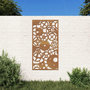 Voir la diapositive 1 : VIDAXL Decoration murale jardin 105x55 cm design de roue dentee