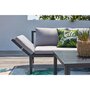 Voir la diapositive 3 : CONCEPT USINE Salon de jardin bas 4 places canapé inclinable TEORA