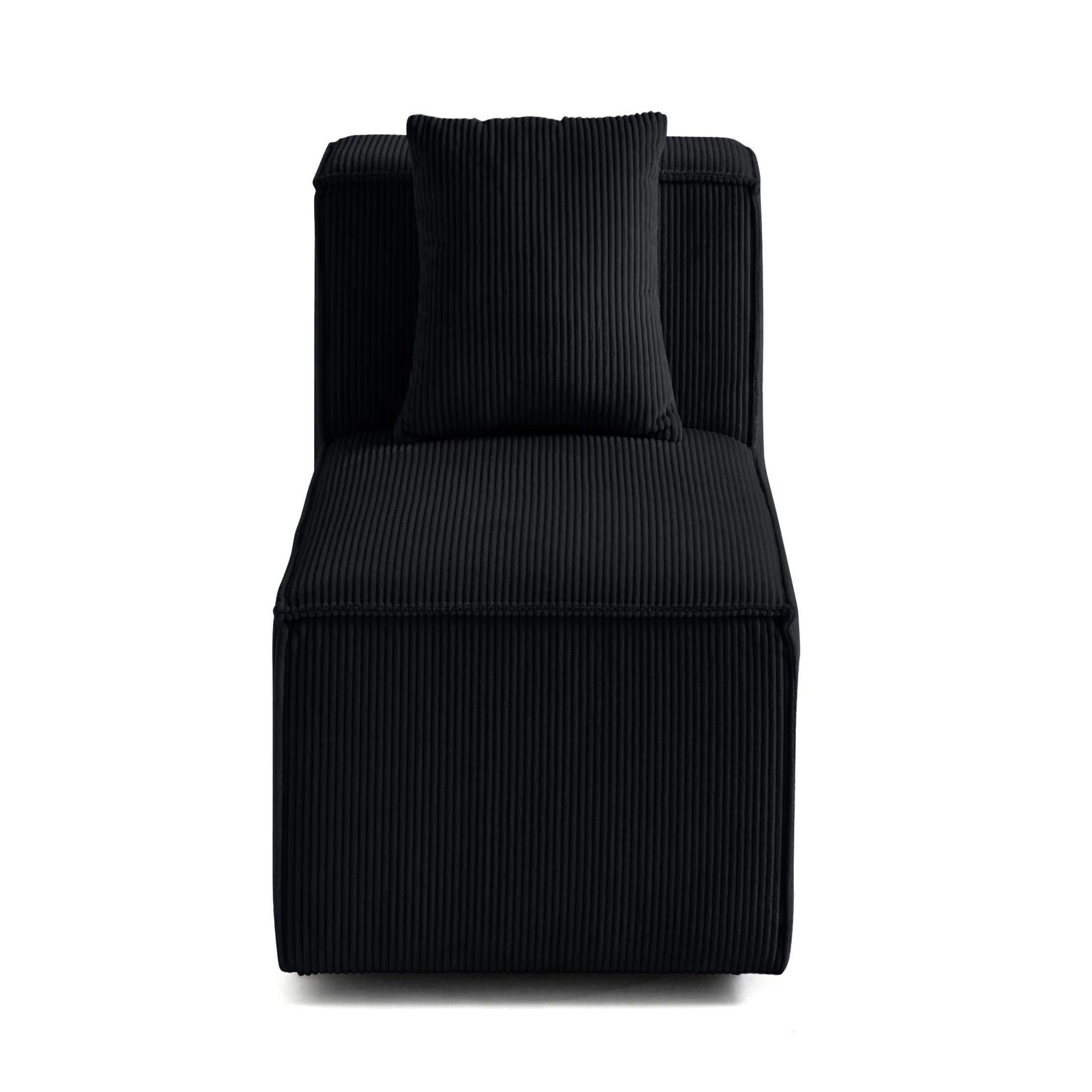 Voir la diapositive 1 : BEST MOBILIER Arty - module d'assise - en velours côtelé