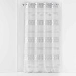 Paris Prix Rideau Voilage à Œillets  Pasadena  140x280cm Blanc