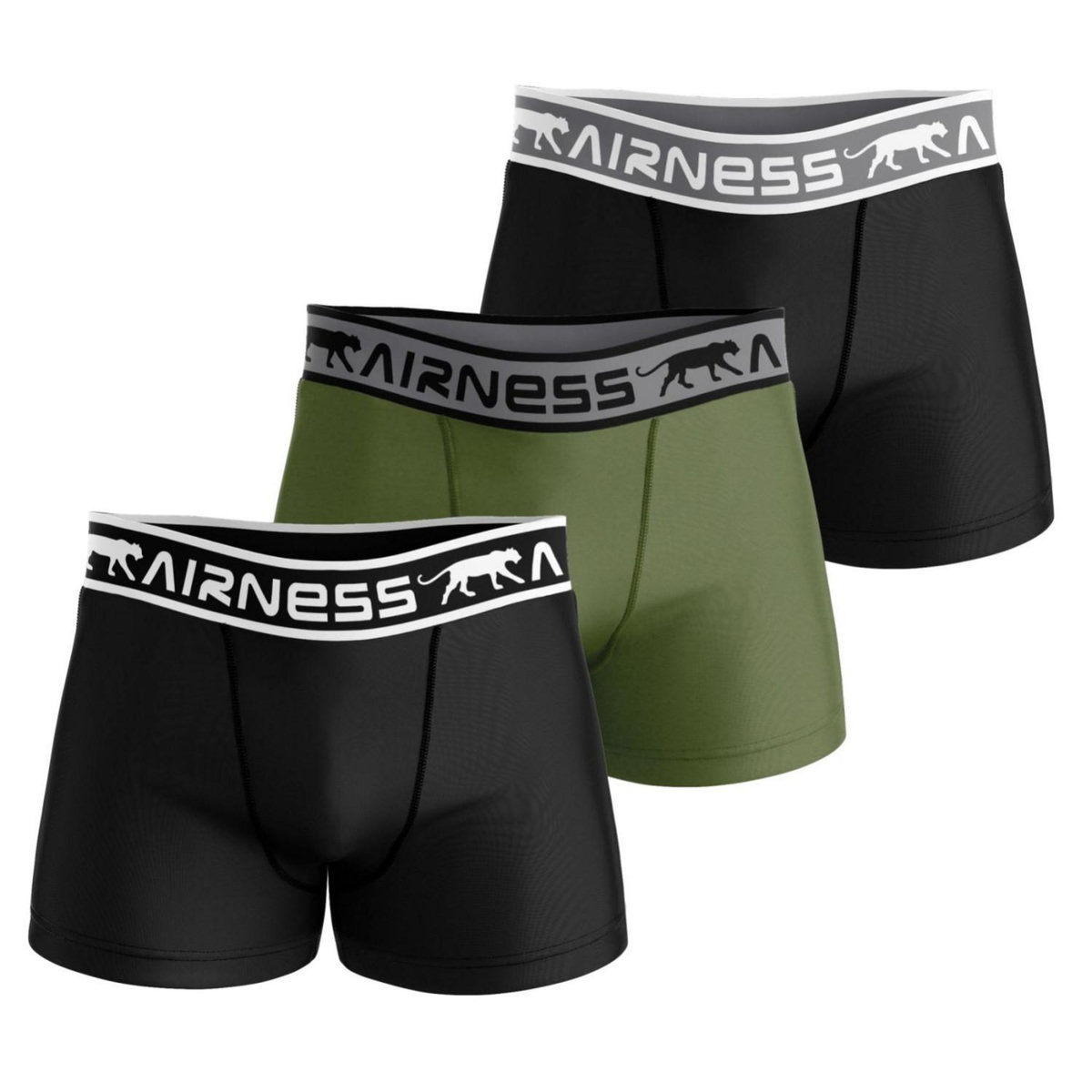 Airness AIRNESS Lot de 3 boxers homme en coton Starter