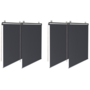Voir la diapositive 5 : ID MARKET Pergola édition spéciale toit rétractable 3x3 M et 4 stores gris anthracite
