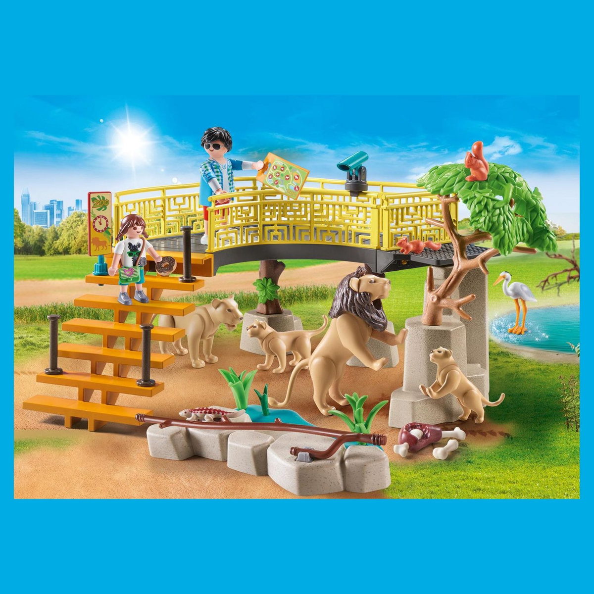 PLAYMOBIL 71192 Espace des lions 