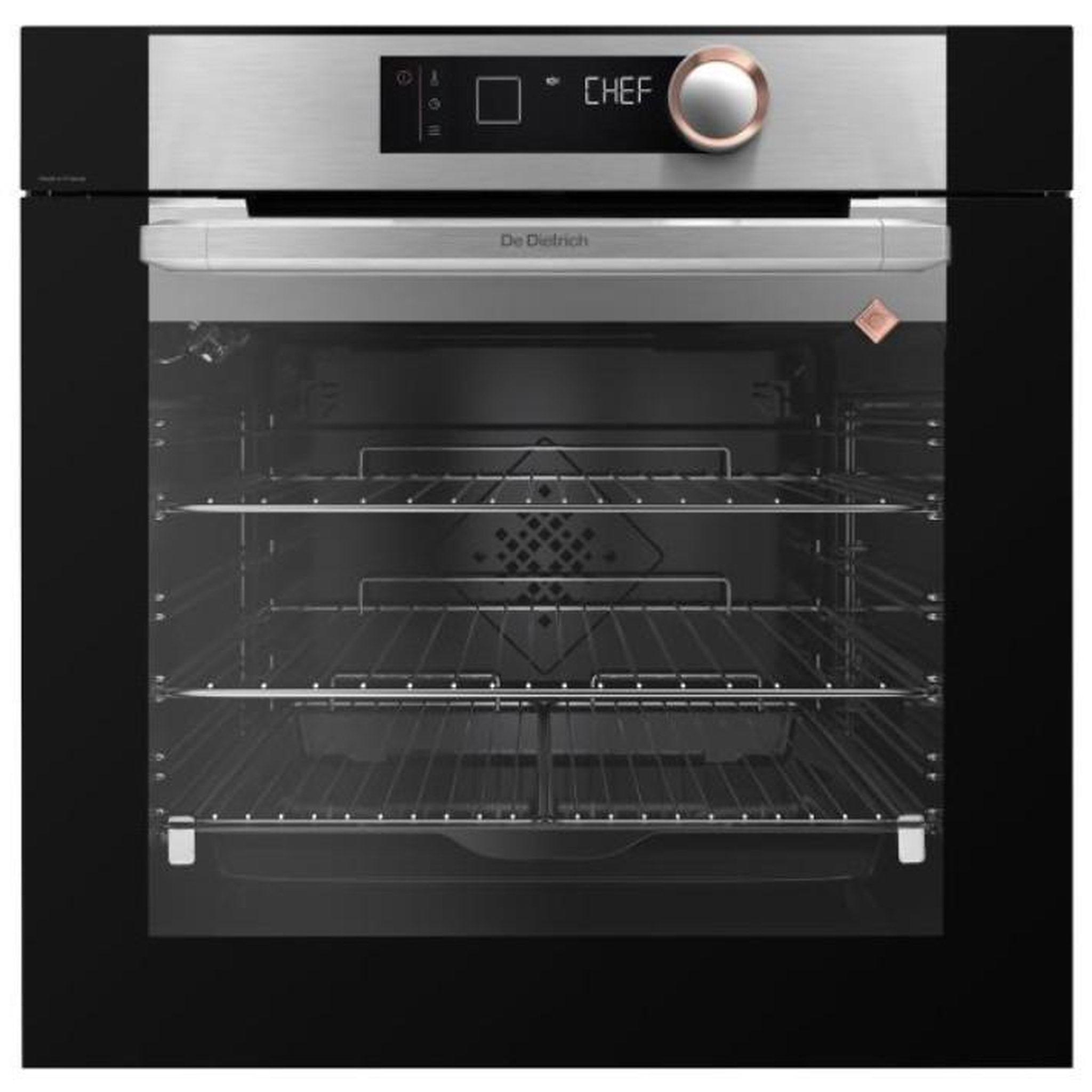 Voir la diapositive 1 : De Dietrich Four intégrable multifonction 73l 60cm pyrolyse inox - dop8360x