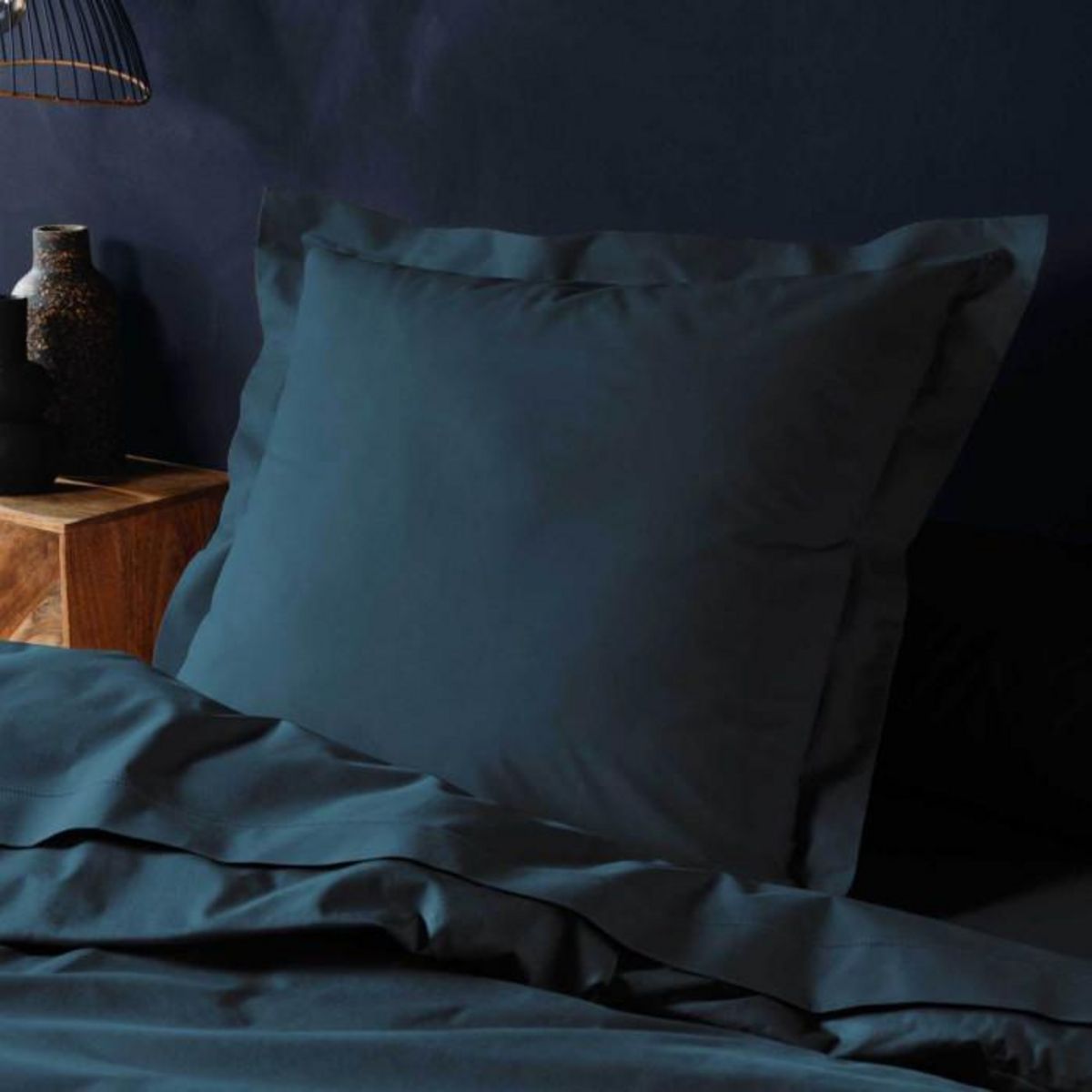 Paris Prix Taie d'Oreiller  Lina  63x63cm Bleu