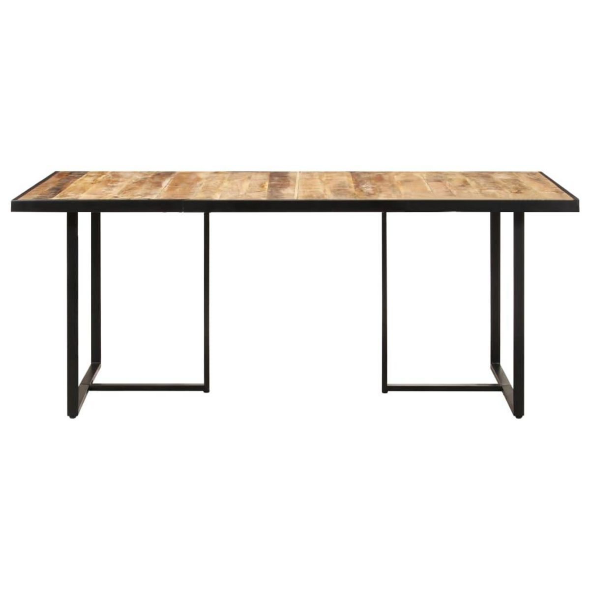 VIDAXL Table de salle a manger 160 cm Bois de manguier brut