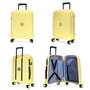 Voir la diapositive 3 : Delsey Lot 2 valises rigides Beaumont cabine 55cm et soute 71cm TSA