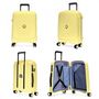 Voir la diapositive 3 : Delsey Lot 2 valises rigides Beaumont cabine 55cm et soute 71cm TSA