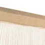 VIDAXL Rideau en fils 2 pcs 100 x 250 cm Beige