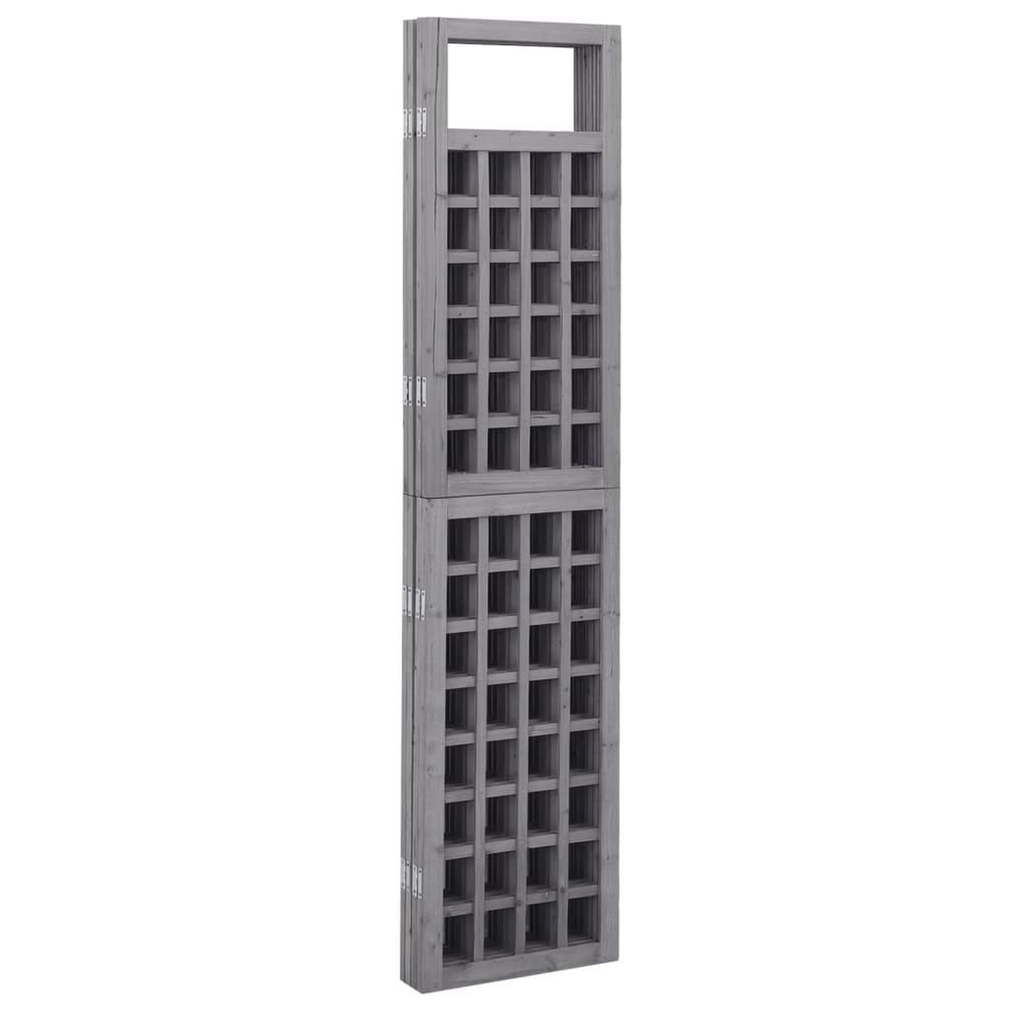 Voir la diapositive 4 : VIDAXL Cloison de separation a 3 panneaux/treillis bois sapin massif