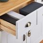 Voir la diapositive 6 : IDIMEX Buffet salon PARIS L116cm bois massif