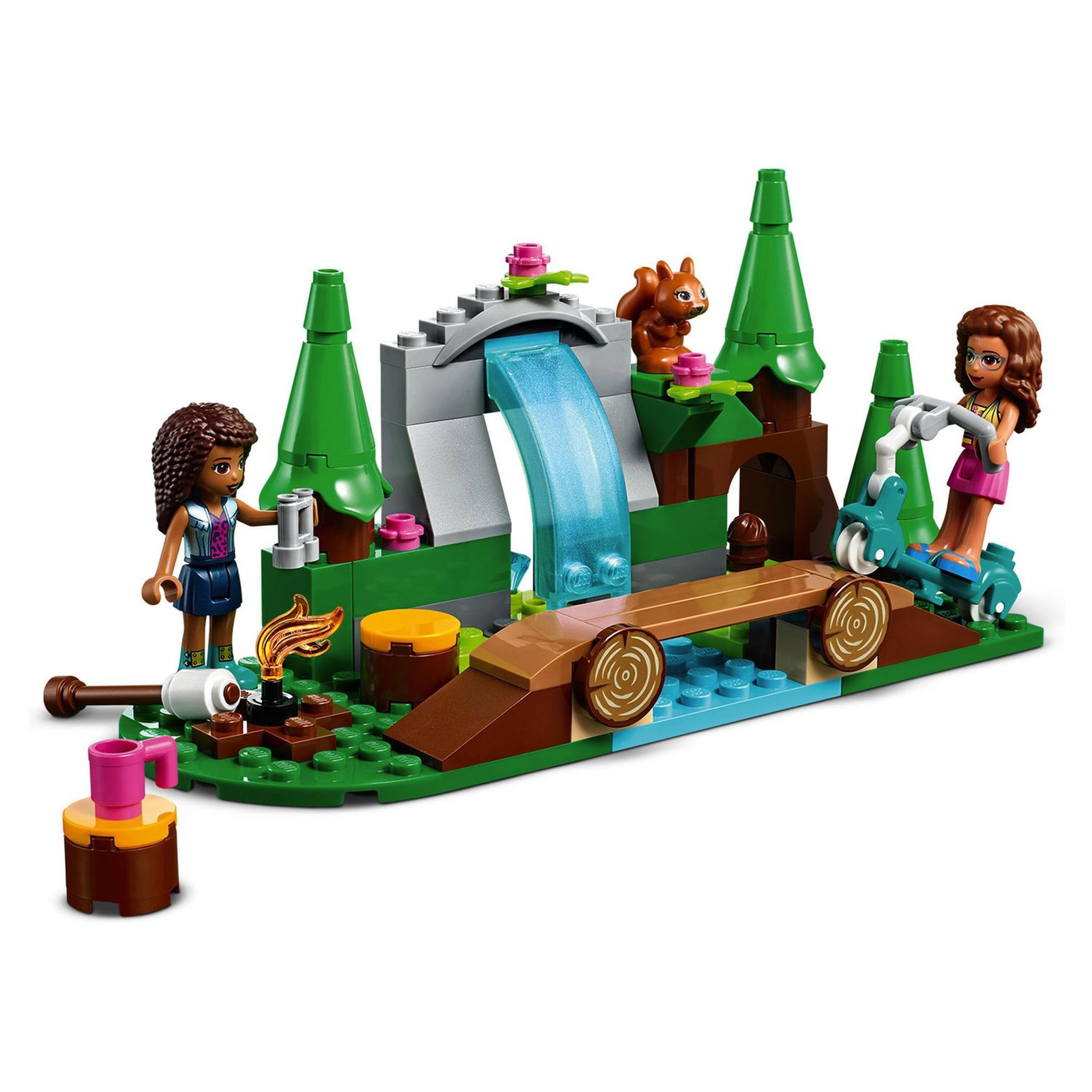 Voir la diapositive 3 : LEGO Friends 41677 - La cascade dans la forêt