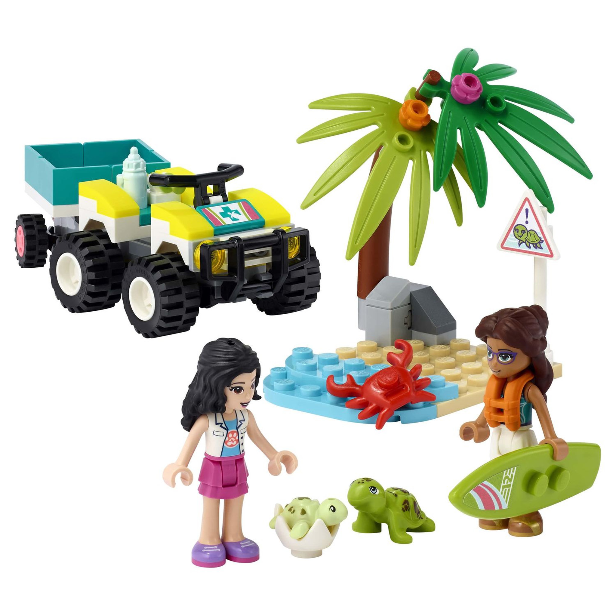 Voir la diapositive 3 : LEGO Friends 41697 - Véhicule de protection des tortues