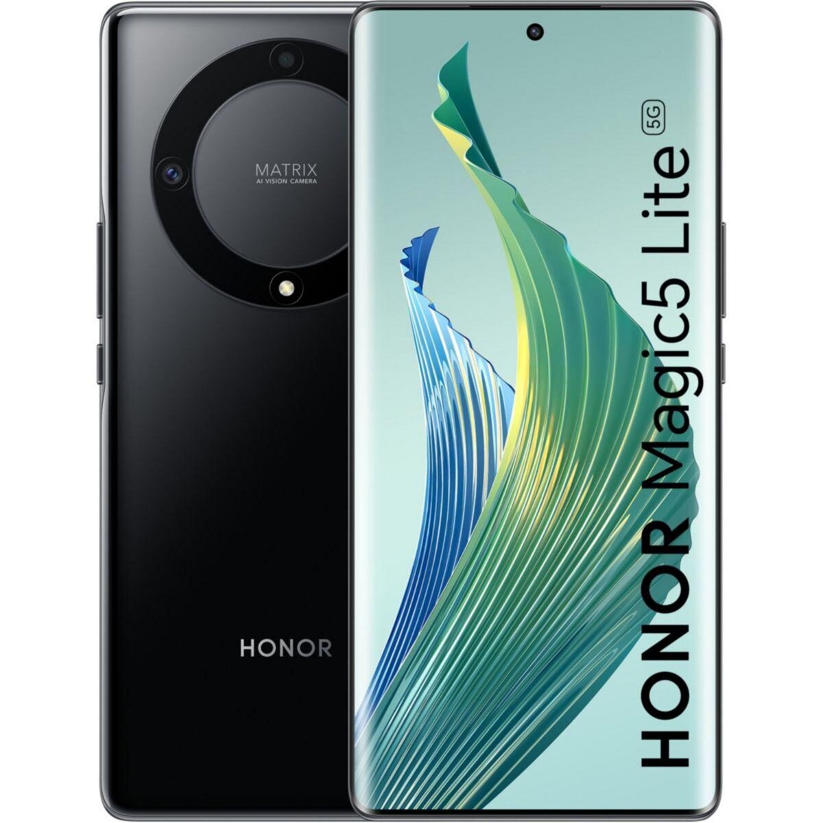 HONOR Smartphone Pack Magic5 Lite Noir 256+Enceinte