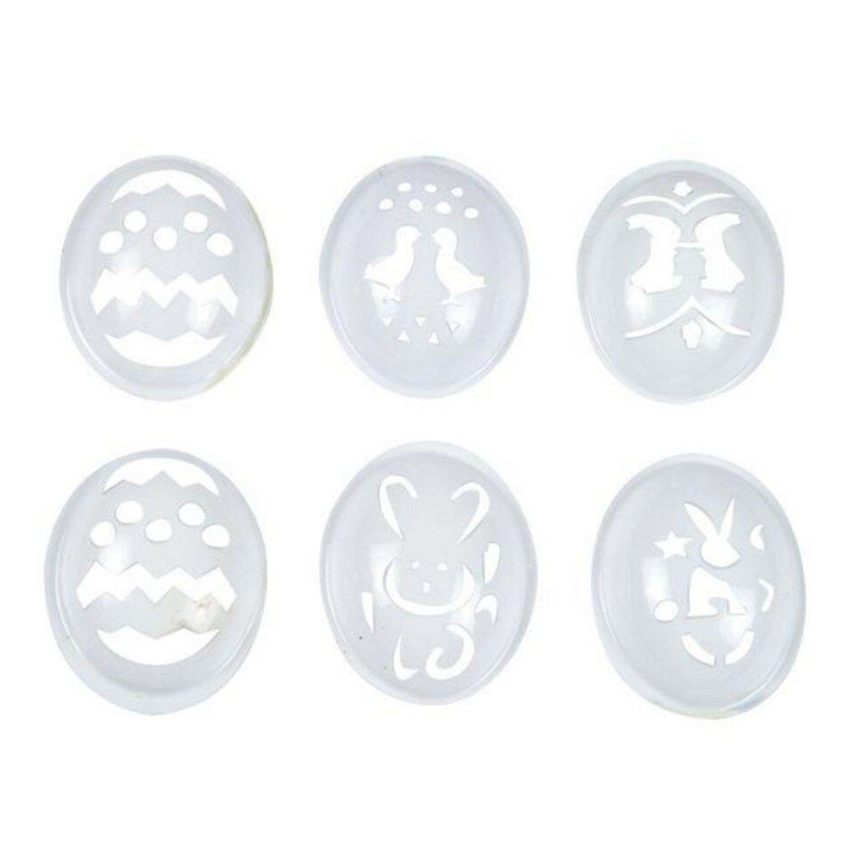 Paris Prix Lot de 6 Pochoirs  Œufs de Pâques  Transparent