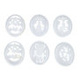 Voir la diapositive 1 : Paris Prix Lot de 6 Pochoirs  Œufs de Pâques  Transparent