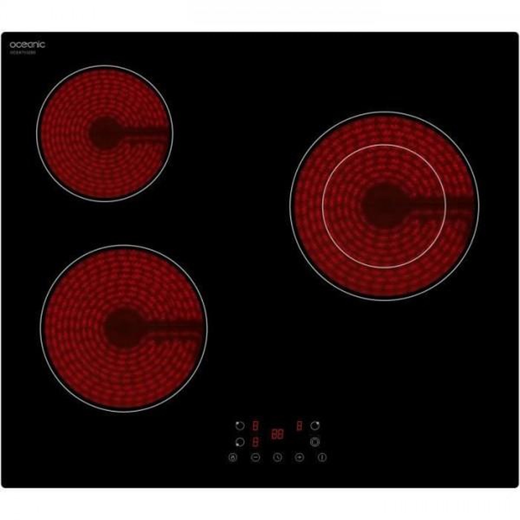 OCEANIC Plaque de cuisson - vitroceramique  oceanic 3 foyers l56 x p49 cm oceatv3z60
