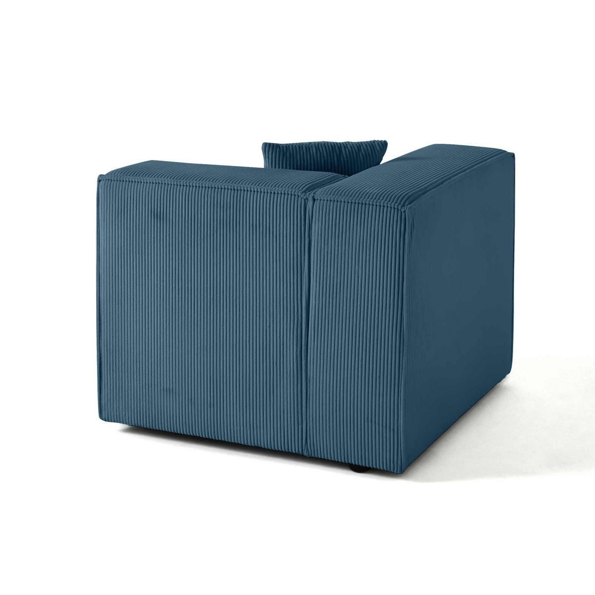 LISA DESIGN Arty - module d'assise gauche - en velours côtelé