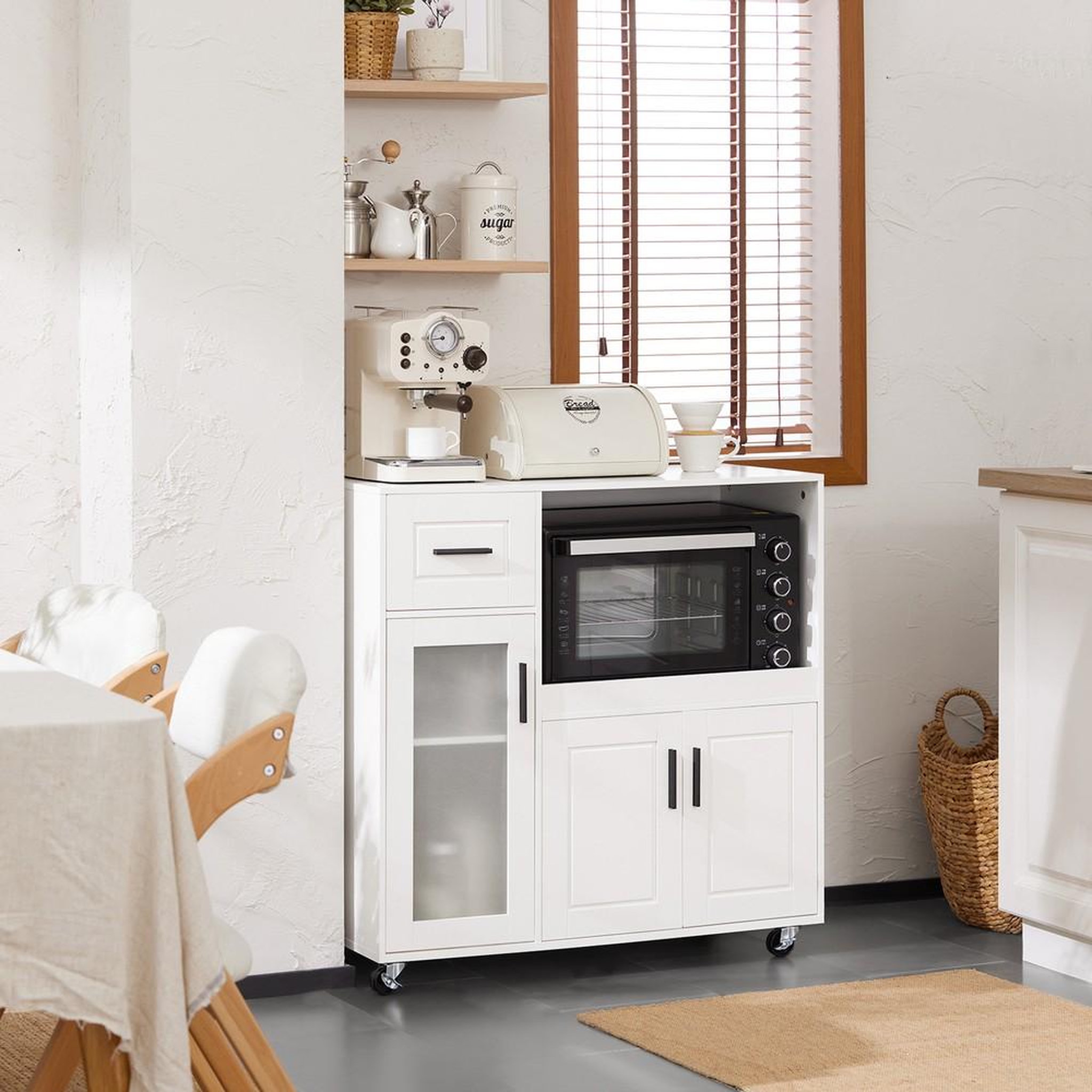 Voir la diapositive 2 : SOBUY SoBuy - Îlot De Cuisine à un tiroir - Moderne - FSB78