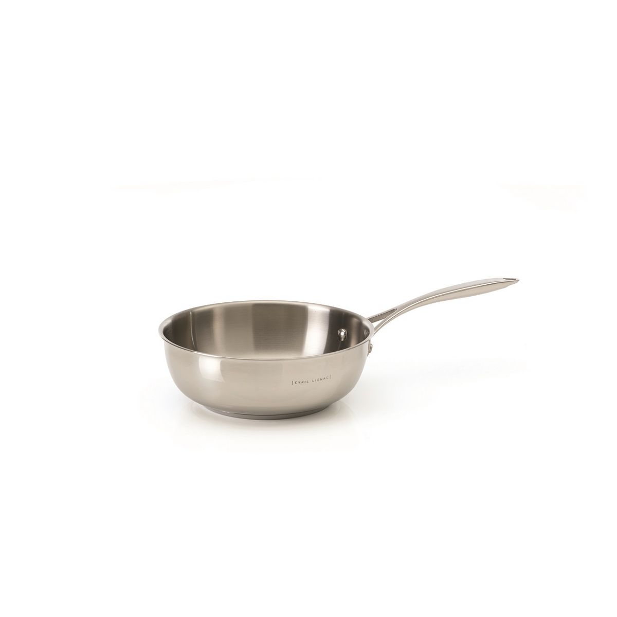 Casserole induction 20 cm Inox CYRIL LIGNAC 