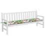 Voir la diapositive 3 : VIDAXL Coussin de banc de jardin multicolore 200x50x7 cm tissu