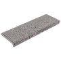 Voir la diapositive 3 : VIDAXL Tapis d'escalier 15 pcs 65x21x4 cm Gris