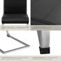 Voir la diapositive 5 : tectake Ensemble de chaises de salle à manger rembourré avec revêtement aspect cuir noir Lot de 8