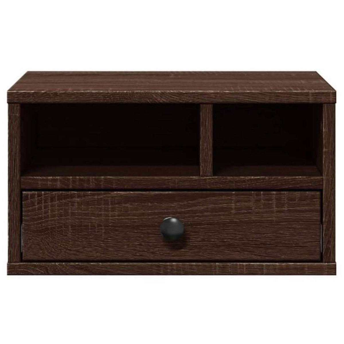 VIDAXL Support d imprimante chêne marron 40x32x22,5 cm bois ingénierie