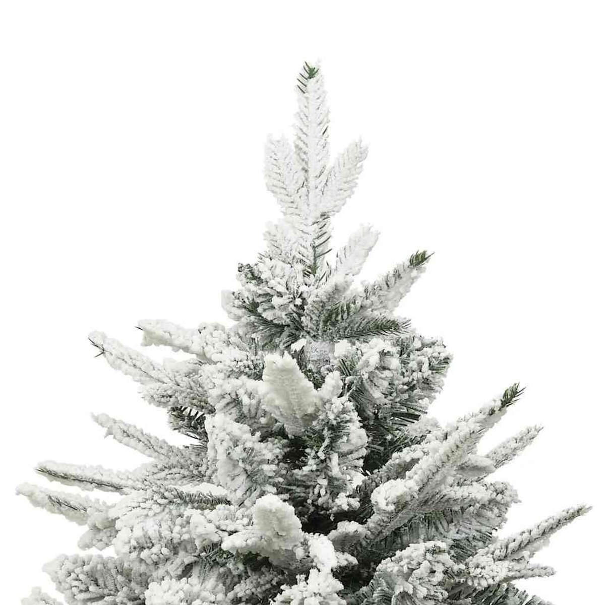 VIDAXL Sapin de Noël artificiel a flocons de neige Vert 180 cm PVC/PE