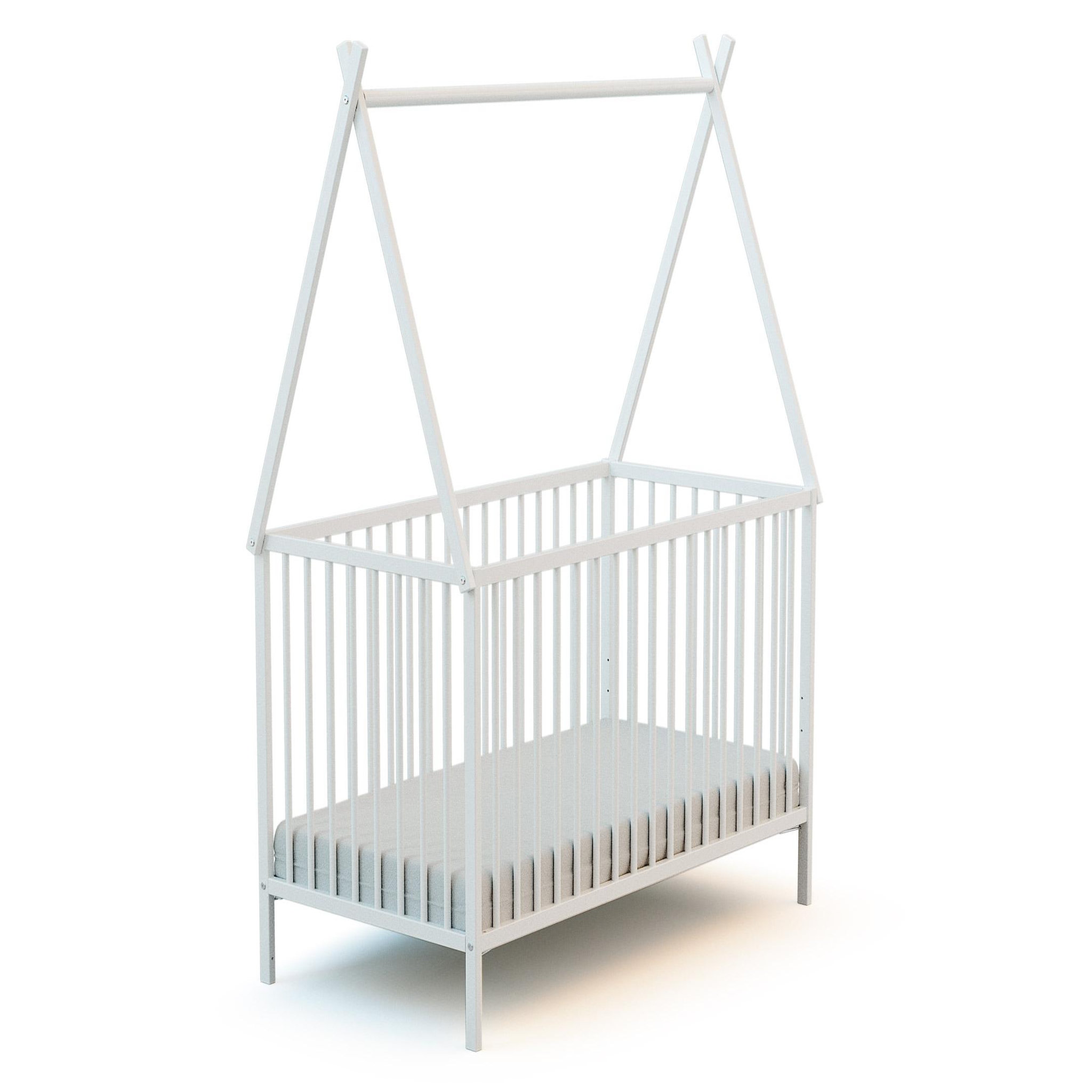 Voir la diapositive 1 : WEBABY Lit tipi 60x120 en bois