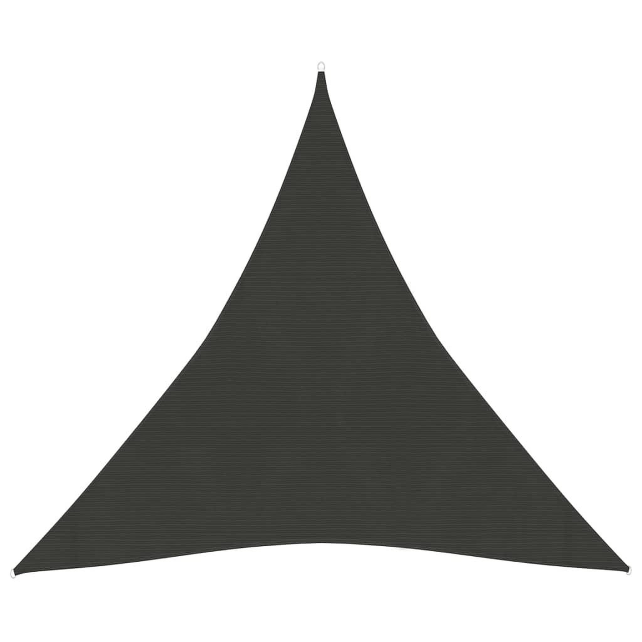 Voir la diapositive 2 : VIDAXL Voile d'ombrage 160 g/m^2 Anthracite 4x4x4 m PEHD