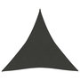 Voir la diapositive 2 : VIDAXL Voile d'ombrage 160 g/m^2 Anthracite 4x4x4 m PEHD