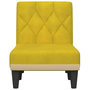Voir la diapositive 4 : VIDAXL Chaise longue jaune velours