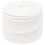 Voir la diapositive 2 : VIDAXL Corde de bateau Blanc complet 12 mm 50 m Polypropylene