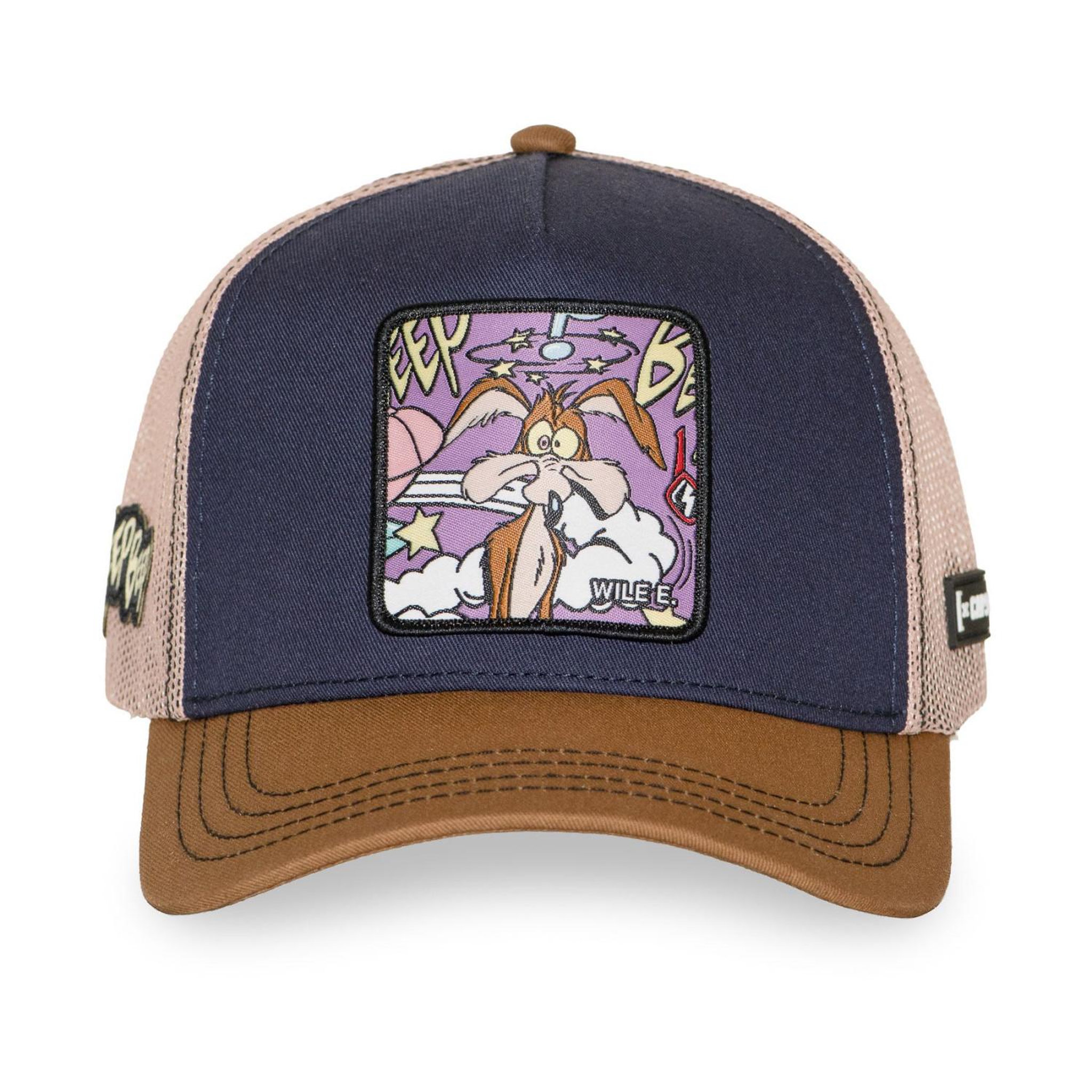 Voir la diapositive 2 : CAPSLAB Casquette trucker avec filet looney tunes will e