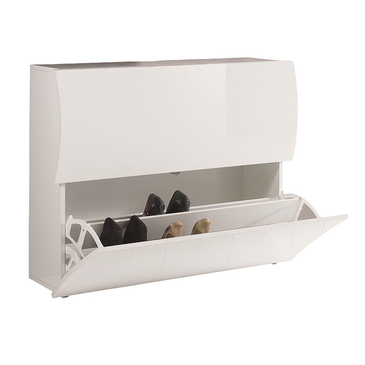 Meuble à chaussures CLOUD, 2 portes abattantes