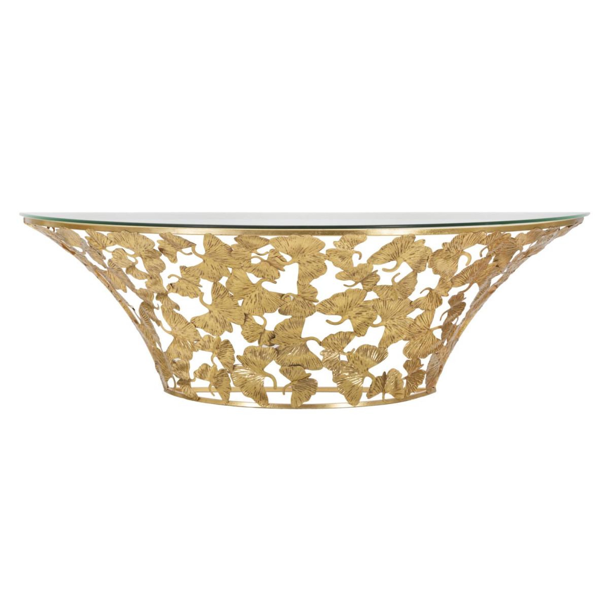 Paris Prix Console murale design  leaves  120cm or