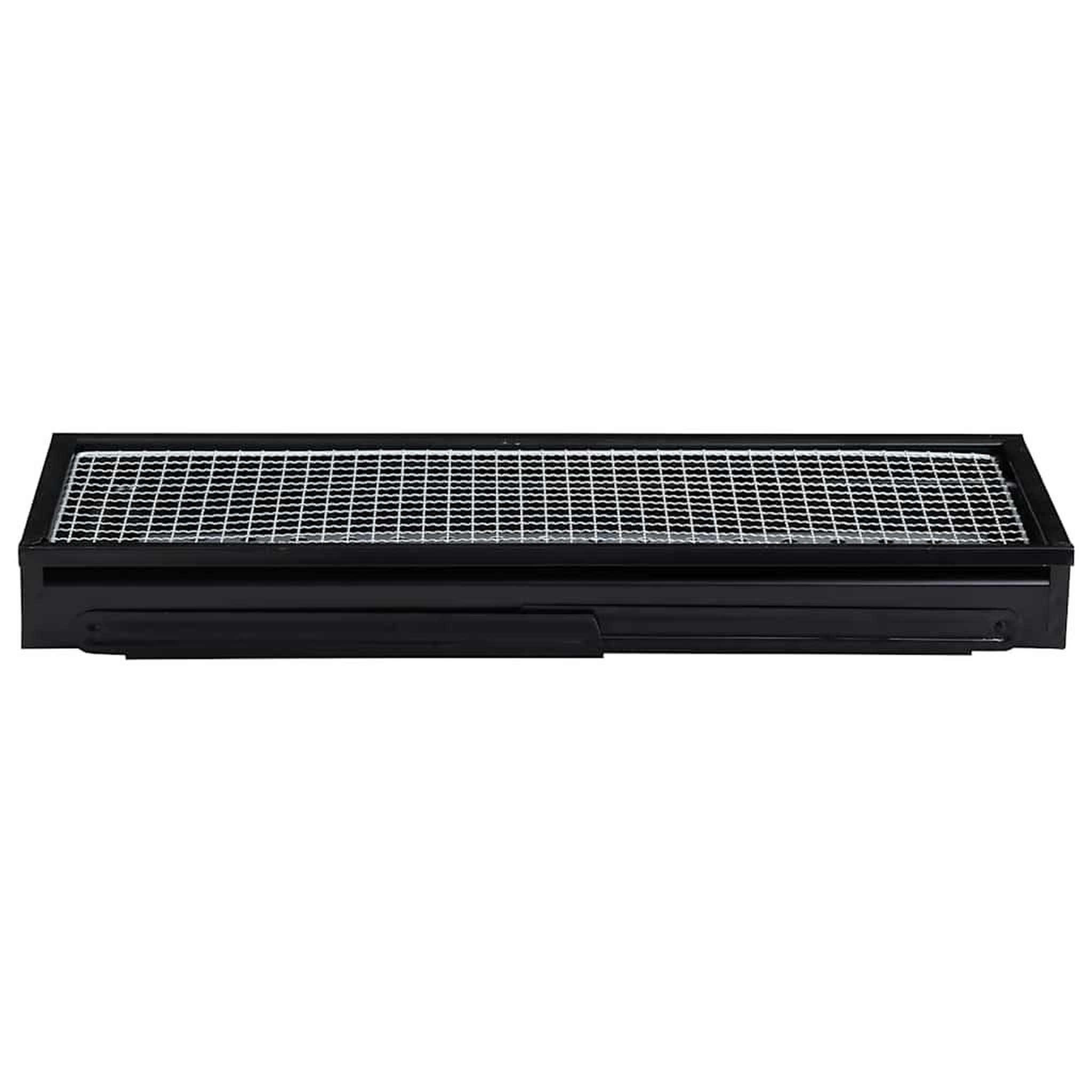 Voir la diapositive 4 : VIDAXL Barbecue portable de camping inoxydable 60x22,5x33 cm