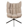 Voir la diapositive 2 : Paris Prix Fauteuil Design Avec Coussin  Relax  92cm Beige