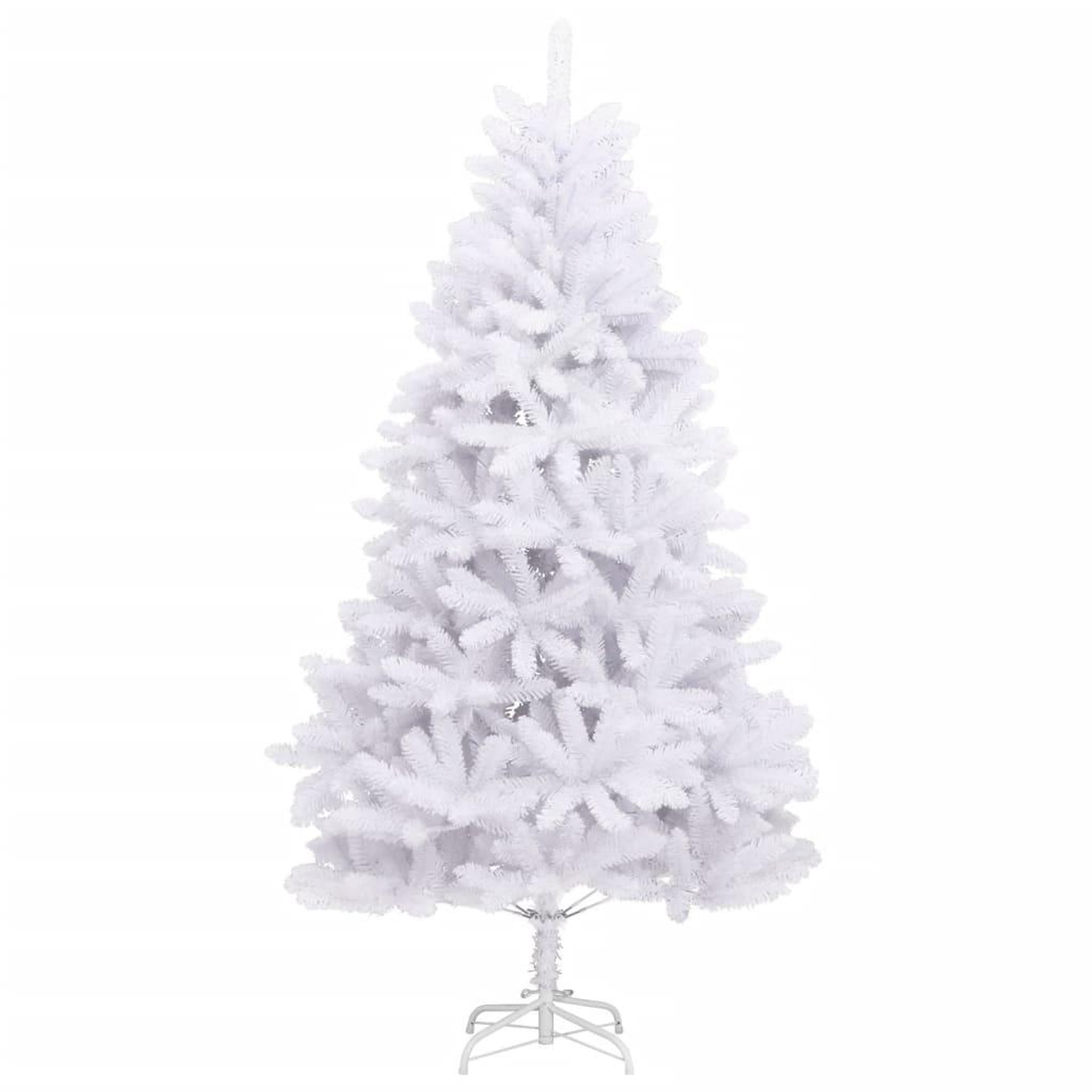 Voir la diapositive 2 : VIDAXL Sapin de Noël artificiel a charnieres avec support blanc 240 cm
