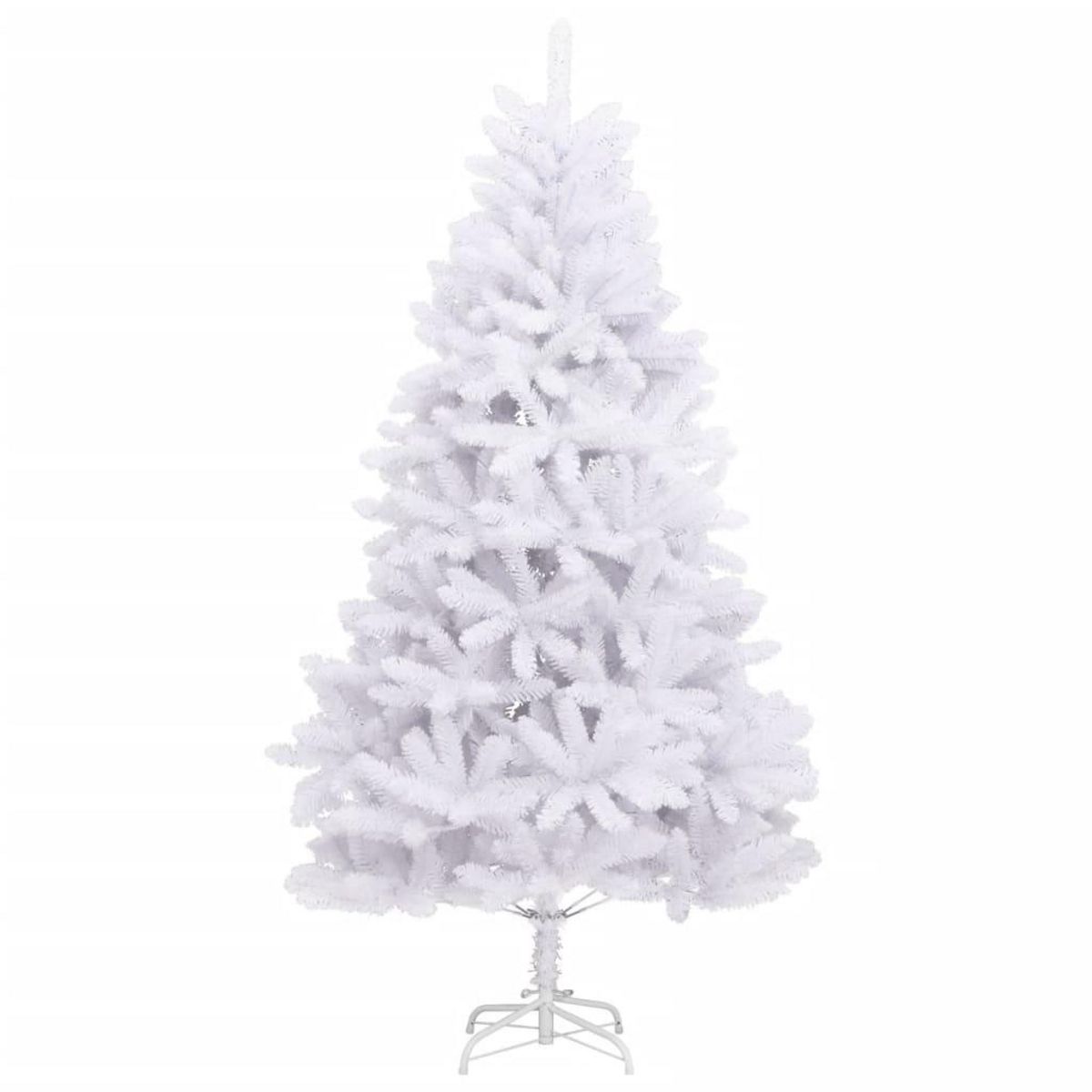 VIDAXL Sapin de Noël artificiel a charnieres avec support blanc 240 cm