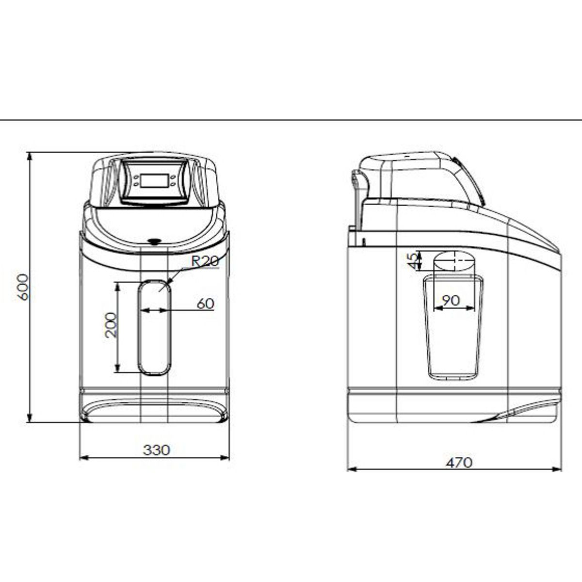 APIC Adoucisseur d'eau Mélité - 12.5 Litres