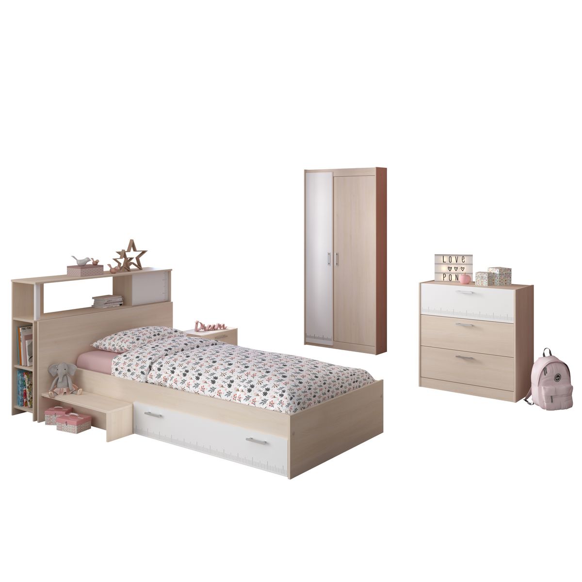 Commode 3 tiroirs SACHA