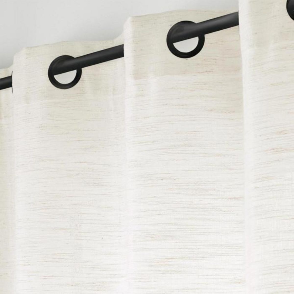 Paris Prix Rideau à Œillets Effet Lin Tissé  Nando  140x280cm Naturel