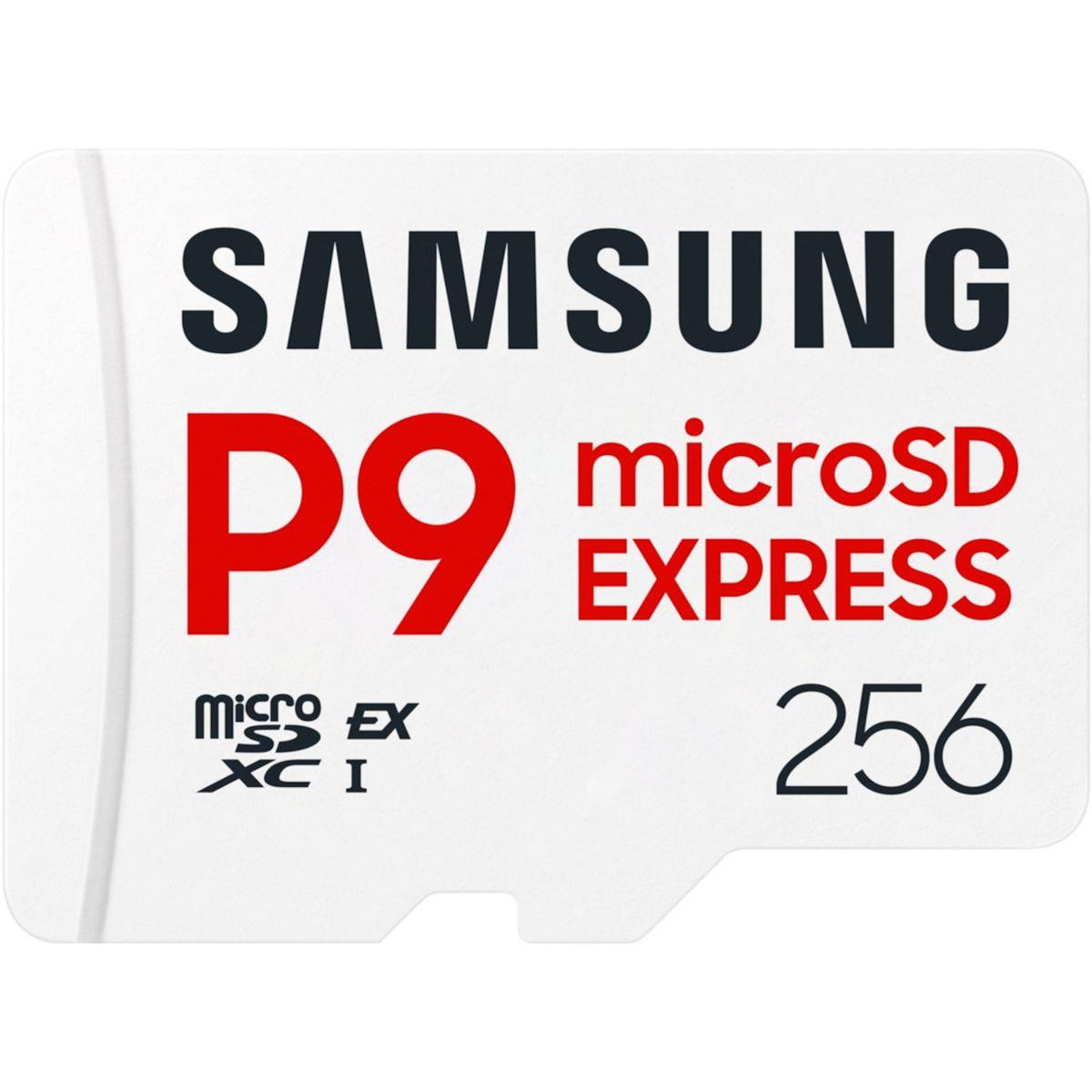 Samsung Carte Micro SD 256Go P9 Express Classe U3 V30 A1