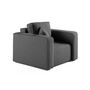 Voir la diapositive 1 : BEST MOBILIER Topaze - fauteuil - en tissu bouclette