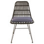 Voir la diapositive 5 : The Home Deco Factory Chaise de jardin tressée design ethnique Surabaya