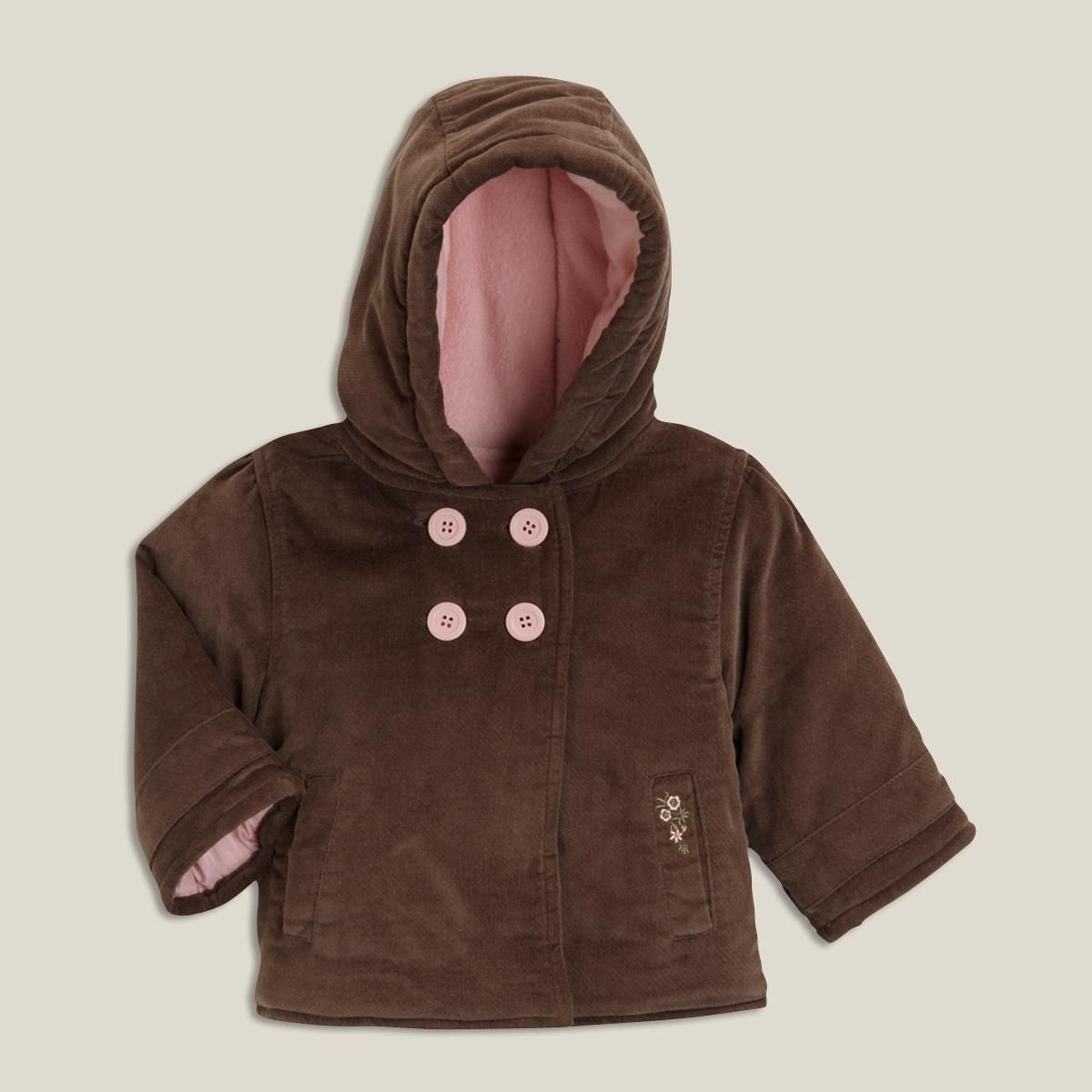 IN EXTENSO Manteau à capuche bébé 