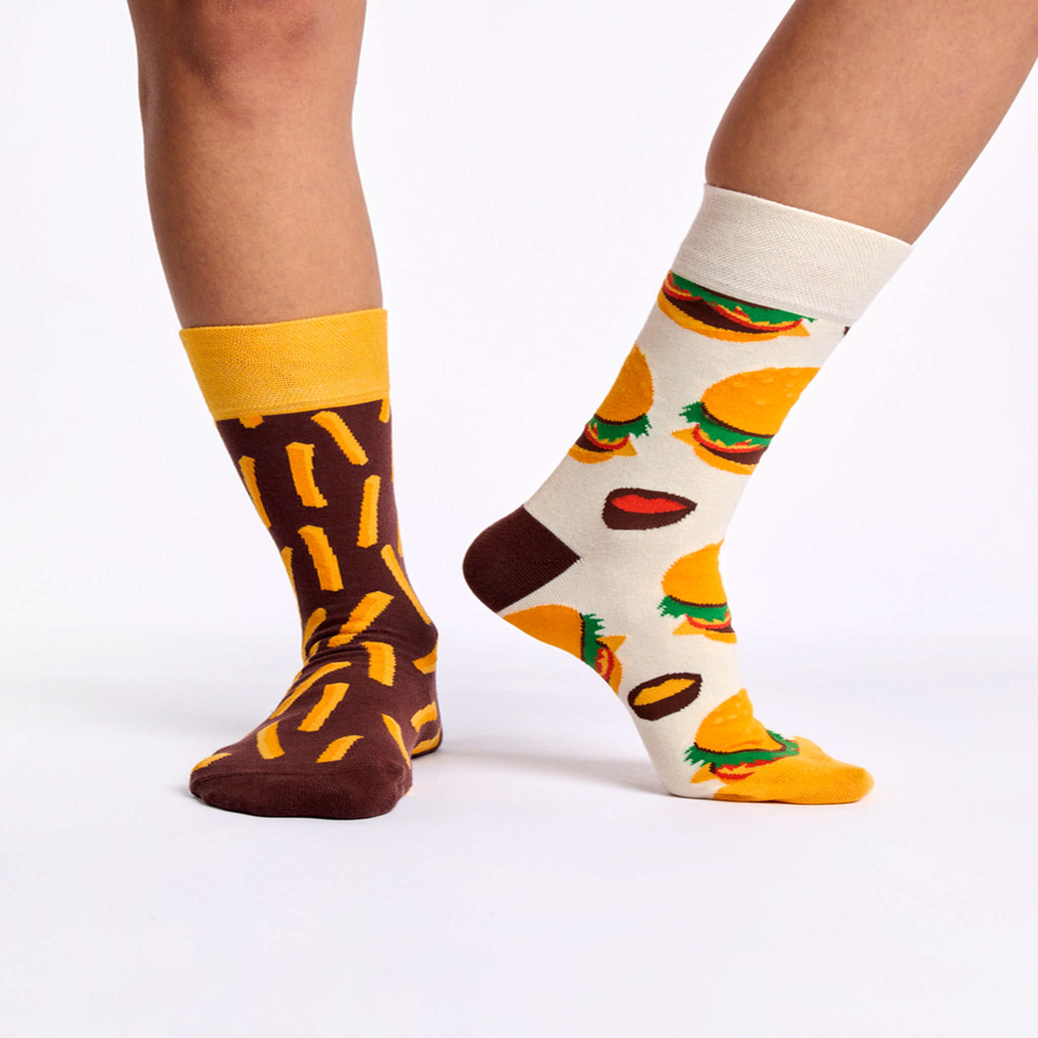 Voir la diapositive 3 : DEDOLES Chaussettes burger frites